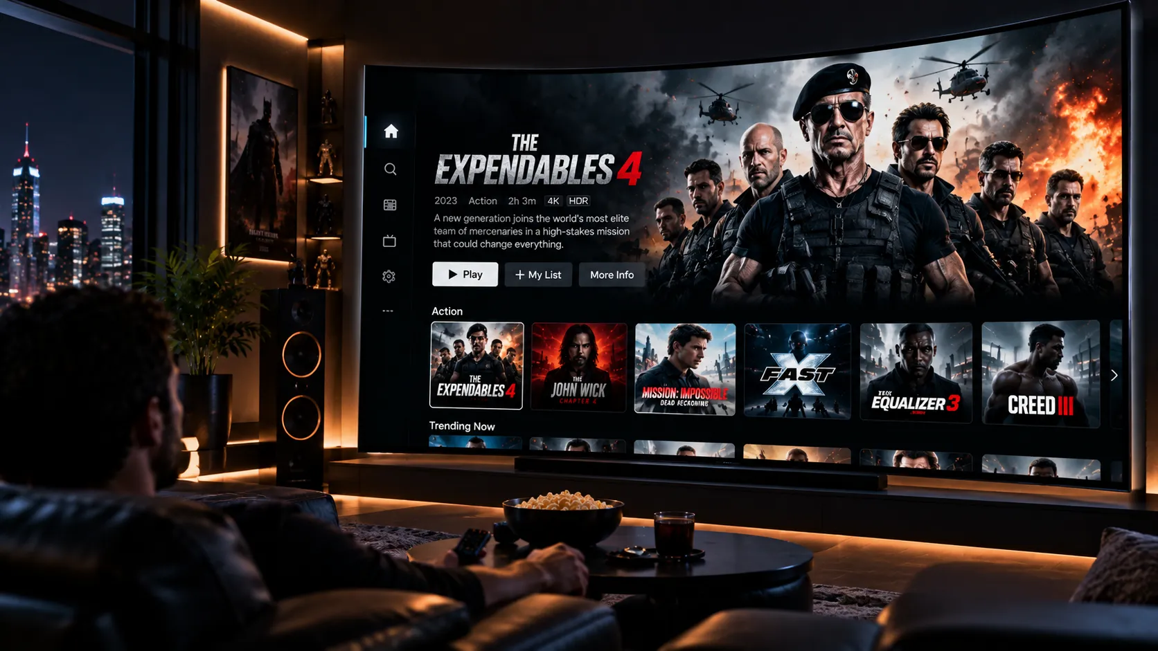 Fehlerdiagnose beim IPTV-Setup: Fehlermeldung in einer IPTV-App auf einem Android-TV-Gerät